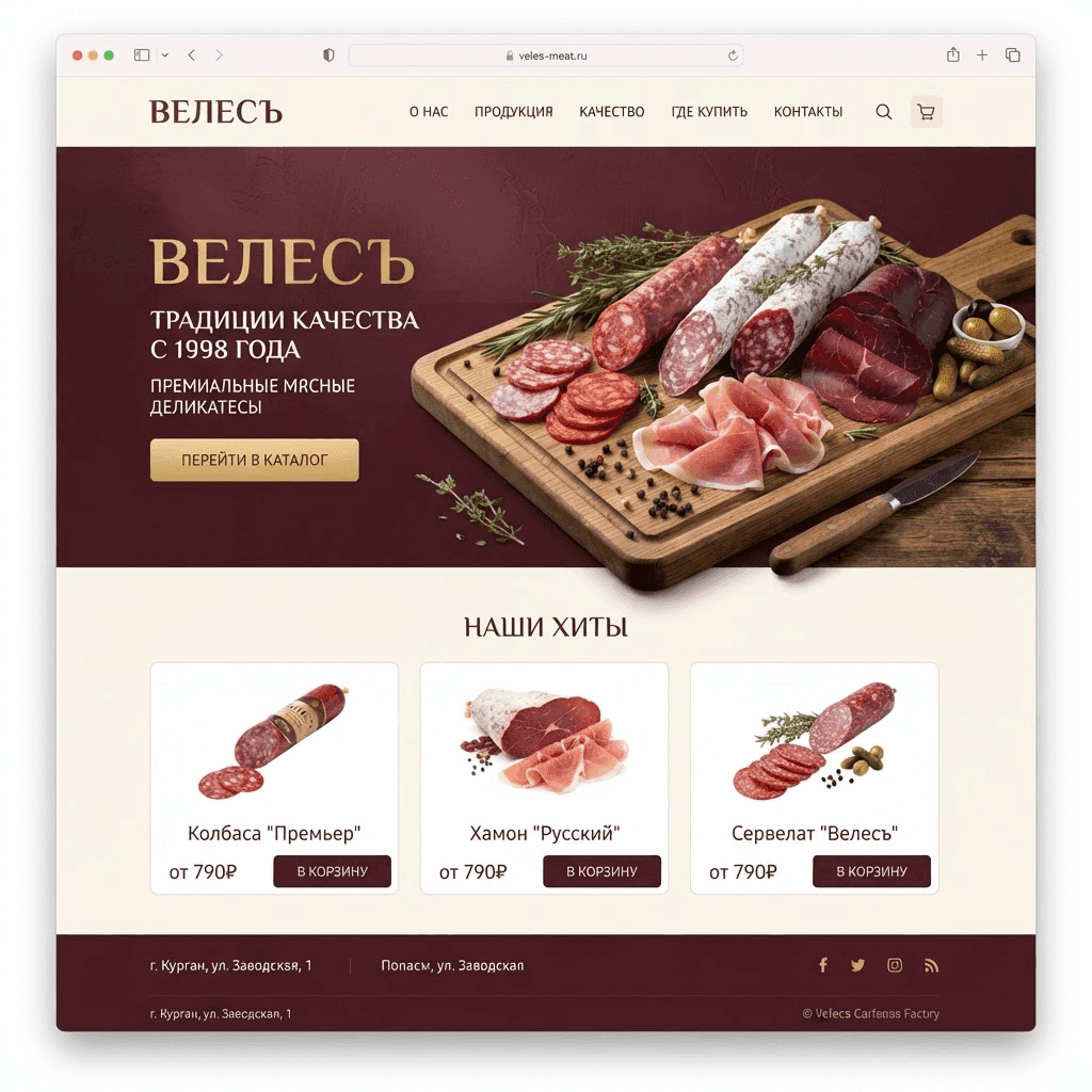 Превью шаблона: ВЕЛЕСЪ